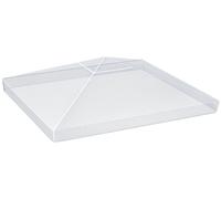 Couverture de jardin - Housse de pavillon - Résistante au vent - Imperméable - Plastique - 300 x 300 x 80 cm - Transparente