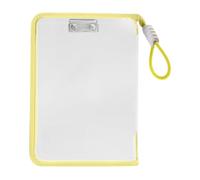 Couverture de la Bible - Classeur transparent A4 - Protection de livre d'apprentissage imperméable - Porte-documents robuste en polyvinyle - Système de rangement intérieur multifonctionnel avec vision