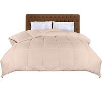Couverture de lit Unyqoos® toute saison, 155 x 220 cm – Garnissage en microfibre légère et respirante, 200 g/m² (fibres creuses siliconées), coutures décoratives matelassées, facile d'entretien