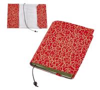 Couverture de Livre Broché en Toile de Petite Taille A5 NICENEEDED Housse de Protection en Tissu pour Livres de Poche Protège Livres à Couverture Rigide et Souple Rouge