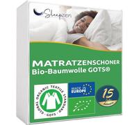 Couverture de matelas Unyqoos® 70 x 140 cm – Molleton GOTS® et Oeko-Tex®, 100% Coton, absorbant, silencieux, non imperméable