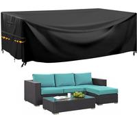 Couverture de meubles de jardin imperméable en tissu Oxford 200x165x80cm