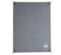 Couverture de pique-nique avec piquets gris et orange 205 x 155 cm imperméable pliable compacte avec sac de transport pour extérieur, pique-nique, camping, trekking et randonnée