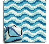 Couverture de pique-nique COVACURE 200x200 cm Imperméable Tapis de plage