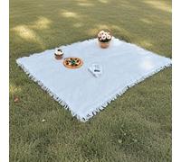 Couverture de pique-nique en flanelle douce imperméable à carreaux, couverture de camping en plein air, tapis de plage, de parc et de pelouse de voyage, tapis multifonction portable léger pliable et d