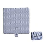 Couverture de pique-nique imperméable 150x200 / 200x200 cm | Couverture de plage isolante anti-sable avec sac de transport | Couverture de camping lavable en machine pour la plage, les pique-niques et