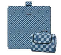 Couverture de pique-nique imperméable 150x200 / 200x200 cm | Couverture de plage isolante anti-sable avec sac de transport | Couverture de camping lavable en machine pour la plage, les pique-niques et