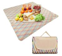 Couverture de pique-nique - Imperméable - 195 x 200 cm - Lavable - Pliable - Oxford durable TAPIS DE PIQUE NIQUE