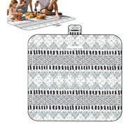 Couverture De Pique-Nique Imperméable - 200x200 cm Tapis Imperméable Anti-Sable Portable,Couverture De Plage Épaisse 3 Couches | Pour Pique-Nique Camping En Plein Air En Été Parc Pelouse Et Gazon Fest