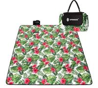 Couverture De Pique-Nique Springos® - Vert - 200x200 Cm - Imperméable - Pliable - Portable Multicolore