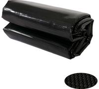 Couverture de piscine Bâche thermique Bâche solaire Couverture solaire, épaisseur : 400 µm ~ ovale 7,31x3,65m noir