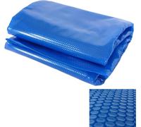 Couverture de piscine Bâche thermique Bâche solaire Couverture solaire, épaisseur : 400 µm ~ rectangulaire 3x2m bleu