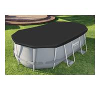 Couverture de piscine Bestway Flowclear 418x230 cm, imperméable, anti-poussière, résistante aux insectes, pour protection de piscine enterrée 418 x 230 cm