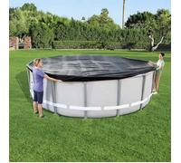Couverture de piscine - Bestway - Flowclear - 488 cm - Anthracite