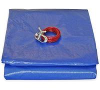 Couverture de piscine - diamètre 4,20 m - pour piscines d'une hauteur maximale de 3,60 m au-dessus du sol - avec filet de drainage