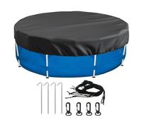 Couverture De Piscine,Imperméable Antipoussière Tissu Oxford Pliable Et Portable | Bâche d'hiver pour Piscine - Jardin Extérieur Vacances Spa Bloque Les Feuilles Et Protège des