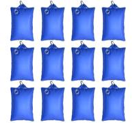 Couverture de piscine, poids en forme de sac d'eau, lot de 12, sacs lestés pour piscine, sacs de lestage pour piscine, sacs lestés, sacs suspendus pour couvertures de piscine, pour couvertures de pisc