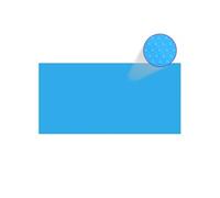 vidaXL Couverture de piscine rectangulaire 1200x600 cm PE bleu