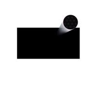 vidaXL Couverture de piscine rectangulaire 1200x600 cm PE noir