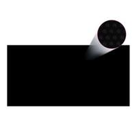 vidaXL Couverture de piscine rectangulaire 1200x600 cm PE noir