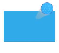 vidaXL Couverture de piscine rectangulaire 1000x600 cm PE bleu