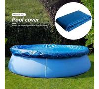 Couverture de piscine ronde en PE, Film d'isolation thermique anti-poussière, pour préservation de la chaleur