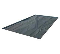 Couverture de piscine solaire, stockage de chaleur, protection UV, gris foncé