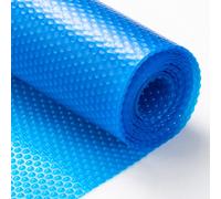Couverture de piscine solaire SucceBuy - 28 x 14 pieds, rectangle, 12 mils, pour piscines enterrées et hors sol