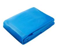 Couverture de piscine - TECTAKE - Bâche de piscine rectangulaire en polyéthylène avec film solaire auto-flottant 400 x 600 cm - Bleu