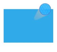 vidaXL Couverture de piscine rectangulaire 600x400 cm PE bleu