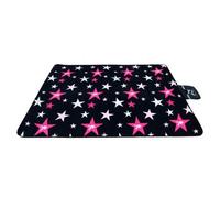 Couverture De Plage Portable Étanche À Rayures Et Étoiles, Tapis D'Extérieur Pour Pique-Nique Et Camping