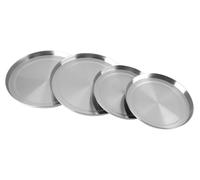 Couverture de plaque de cuisson, ensemble de 4 pièces, protection en acier inoxydable pour fourneau