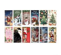 Couverture de porte décorative de Noël, 180 x 90 cm, rideau de porte en polyester avec boucles en métal, toile de fond infroissable pour photographie de vacances pour entrée de maison et d'affaires