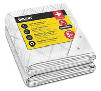 Couverture de protection, 90 GSM, dimensions 3x5 mètres, blanc/noir
