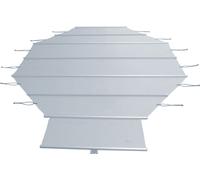 Couverture de protection anti-roulement Trend | Standard | ovale | 800 x 400 cm | Gris clair