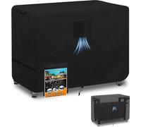 Couverture de protection pour barbecue, pour table d'appoint - 140 x 61 x 92 cm, imperméable, résistante aux UV, noire