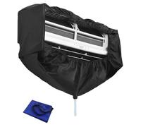 Couverture de protection pour le nettoyage des climatiseurs, étanche et réutilisable, lot de 2, compatible avec les climatiseurs de 9000 et 18000 BTU