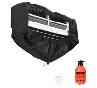 Couverture de protection pour le nettoyage des climatiseurs, étanche, réutilisable, lot de 8, compatible avec les climatiseurs de 9000 et 18000 BTU