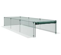 Couverture de protection pour serre agricole - 1,25 x 3,73 mètres - Structure en acier - Filet anti-insectes