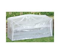 Couverture de protection transparente pourmeubles de jardin 3er Bank,ca.160x80x75 Transparent