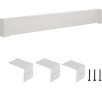 Couverture de radiateur & habillage - Couverture frontale standard série Basic - Dimensions 1831 x 80 x 193 mm - Acier robuste - Couverture de remplacement - Pour radiateurs & chauffage électrique - B