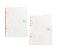 Couverture De Reliure À Anneaux En PVC Transparent, Taille Pratique, 2