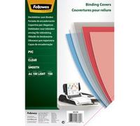 Couverture de reliure PVC Fellowes A4 20/100 transparent - Paquet de 100