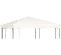 Couverture de remplacement pour pavillon, imperméable, avec passage pour cheminée. Bâche de toit pour tente, pavillon de jardin, tente de réception, 3x3 mètres, imperméable, protection UV, protection