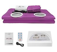 Couverture de sauna avec manches - Couverture infrarouge électrique - Fibre de verre - 220 V - 180 x 80 cm - Violet