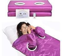 Couverture de sauna infrarouge pour 2 personnes, avec manches amovibles. Couverture de sauna infrarouge Oxford, système de chauffage professionnel pour la détoxification. Couverture de sauna portable