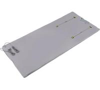 Couverture de sauna infrarouge pour détoxification, 650W, avec fermeture éclair, ouvertures pour les bras et minuterie | Couverture de sauna à 2 zones | Couverture chauffante portable pour la maison,