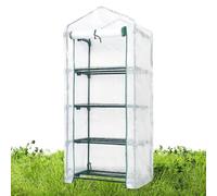 Couverture De Serre Bâche De Serre en PVC (Blanc) | Résistant aux UV, imperméable, portable, ajustable, prolonge la saison de croissance