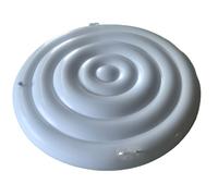 Couverture de Spa Gonflable - Roame - 165cm de diamètre avec poignée matériau PVC Couvercle De Bain à Remous Gonflable Blanc
