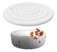 Couverture de Spa Gonflable Ronde, Couverture de Spa à économie d'énergie pour Spa, Couvercle isolé pour Spa (Round 170cm)